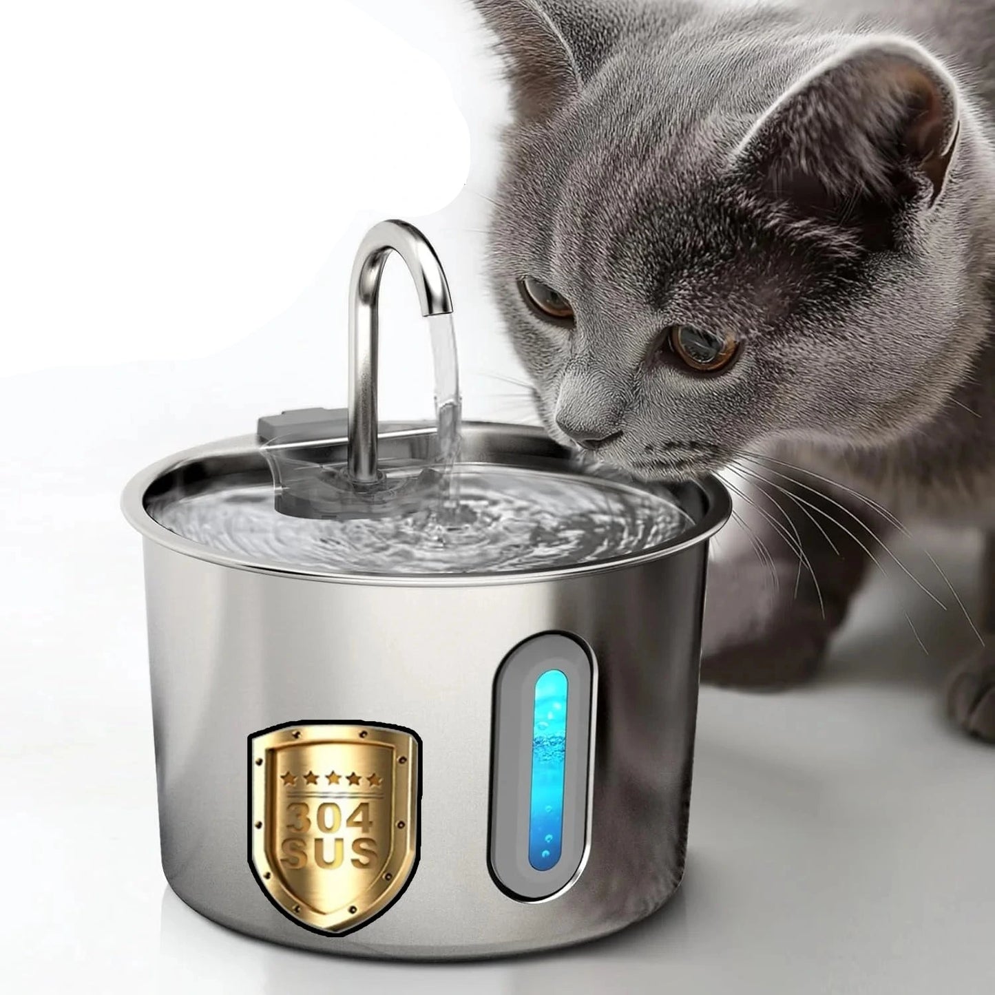 Fontaine inox 2,2 L OYES – TerreCompagnons