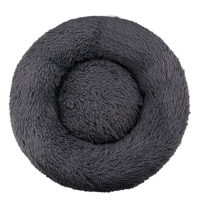Panier donut chien noir 40–90 cm
