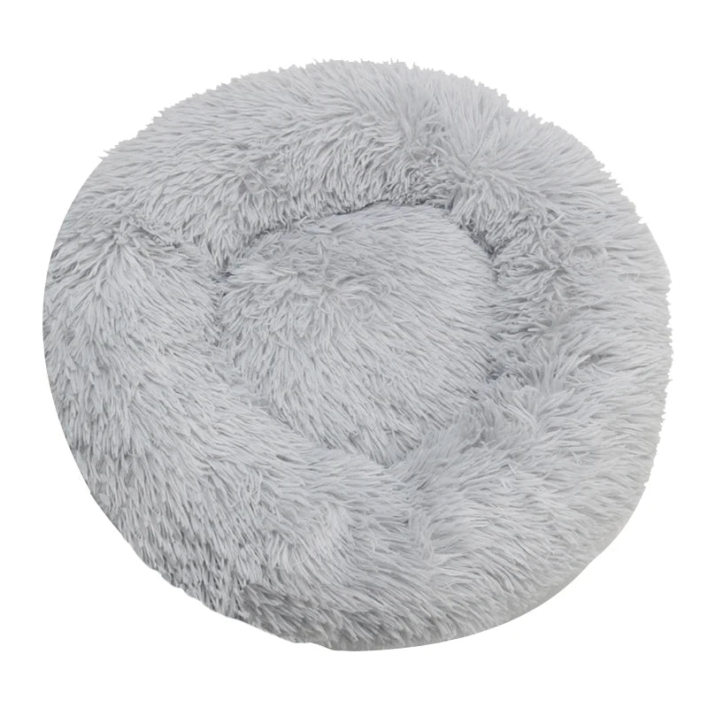 Panier donut chien gris 40–90 cm
