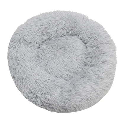 Panier donut chien gris 40–90 cm