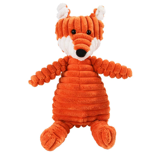 Jouet peluche renard pour chien