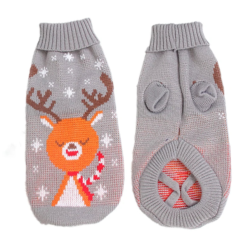 Pull tricot chaud chien (XS–XL)