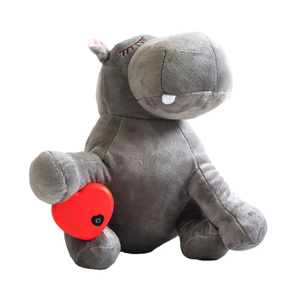 Peluche Hippopotame vibrante 